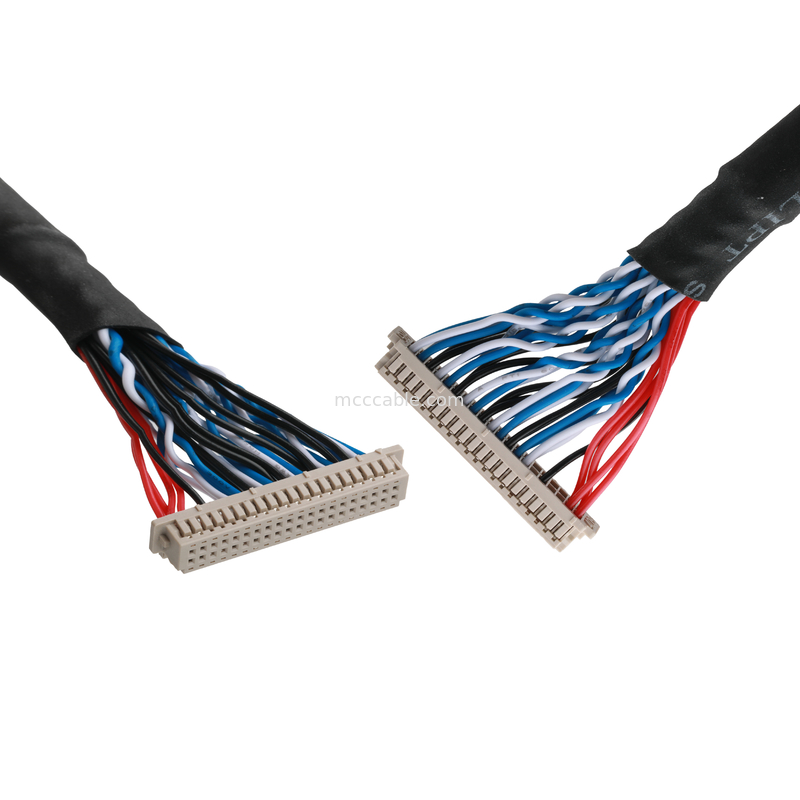 JAE FI-RE51HL-51Pin para  DF13-40DS Cabo de fio UL1061 30AWG comprimento personalizar OEM / ODM