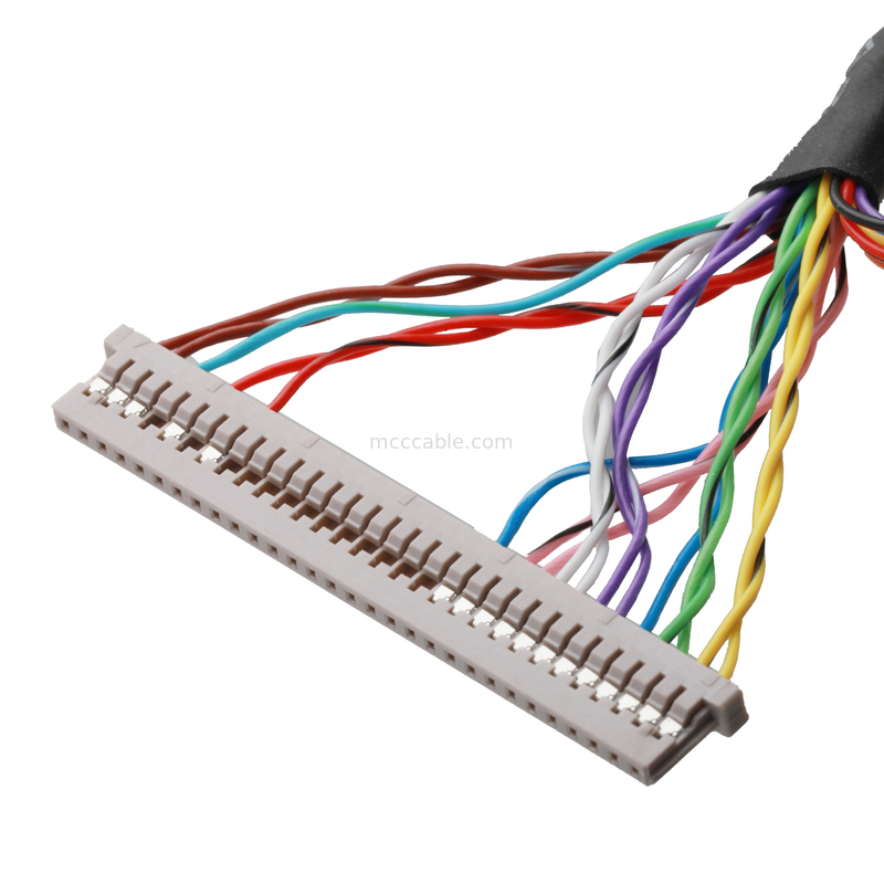 Cabo de placa-mãe LCD JAE FI-X30HL 30P A DF14-30P E JST ERH-7P Conectores de cabo combinados OEM/ODM
