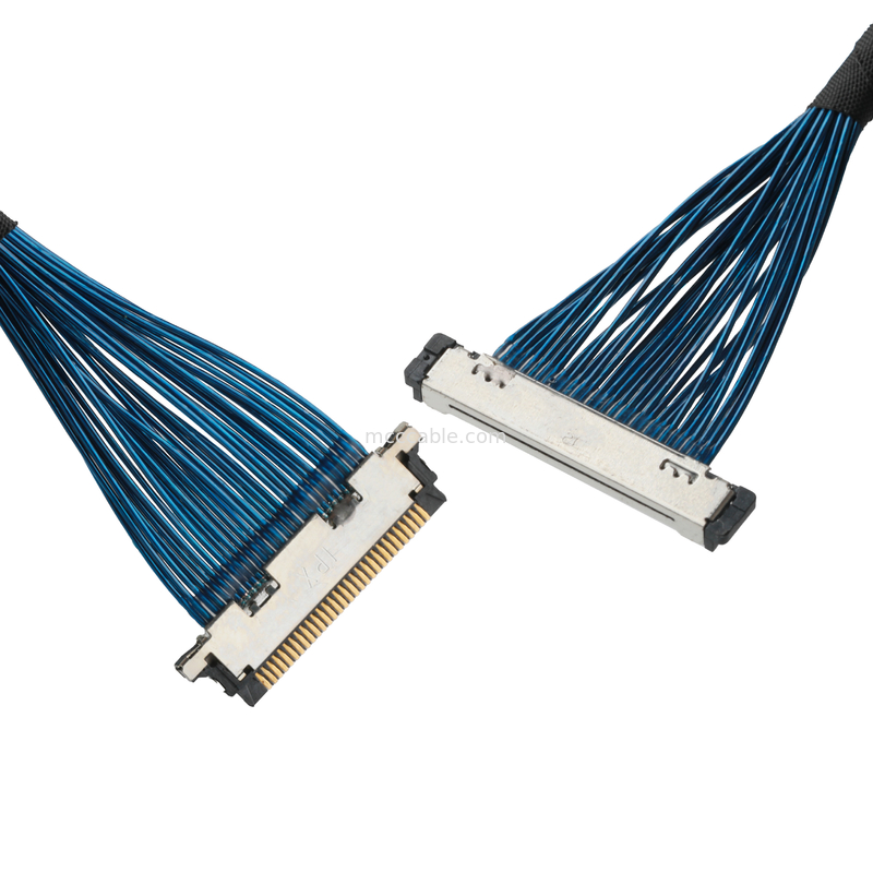Micro cabo coaxial 20380 -R30T-06 a 20345-30T-32R 0,4 mm Pitch Conector de cabo coaxial ROHS
