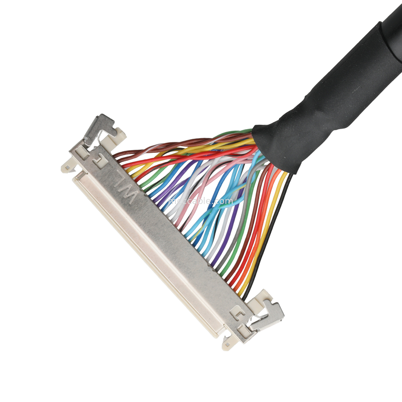 CABLO LCD JAE FI-X30HL Conector de cabo da placa-mãe UL20276 AWG30 com trança e rótulo UL