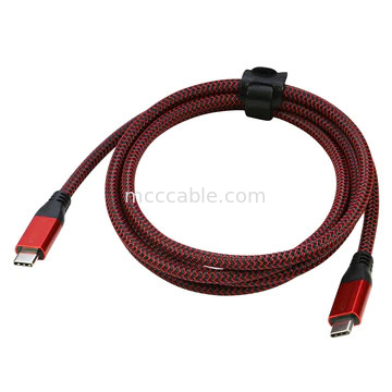 USB 4 para Thunderbolt para USB 4 40 Gbps Thunderbolt cabo de extensão USB C Suporte PD 100/240W 20V5A 40Gbps Transferência