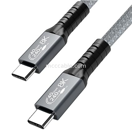 USB c Thunderbolt USB 4 para USB c USB4 Transmissão de alta velocidade Thunderbolt 4 interface de protocolo de cabo OEM/ODM
