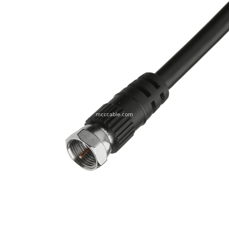 Conectores de cabo coaxial de RF RG-59 Conector de cabeça dupla Recepção de antena/sinal wifi