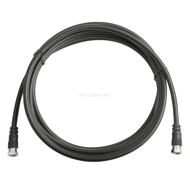 Conectores de cabo coaxial de RF RG-59 Conector de cabeça dupla Recepção de antena/sinal wifi
