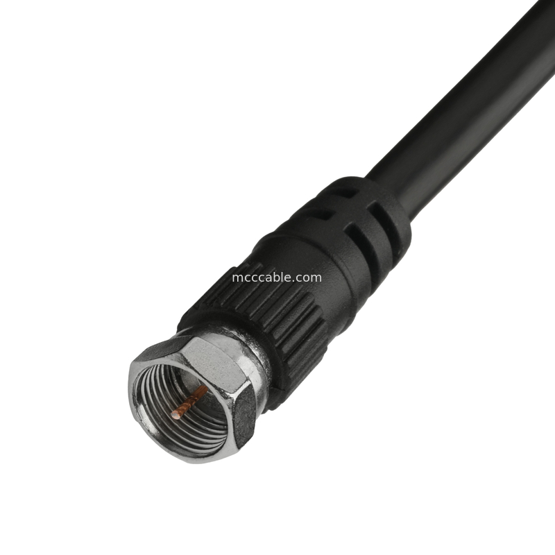 Conectores de cabo coaxial de RF RG-59 Conector de cabeça dupla Recepção de antena/sinal wifi