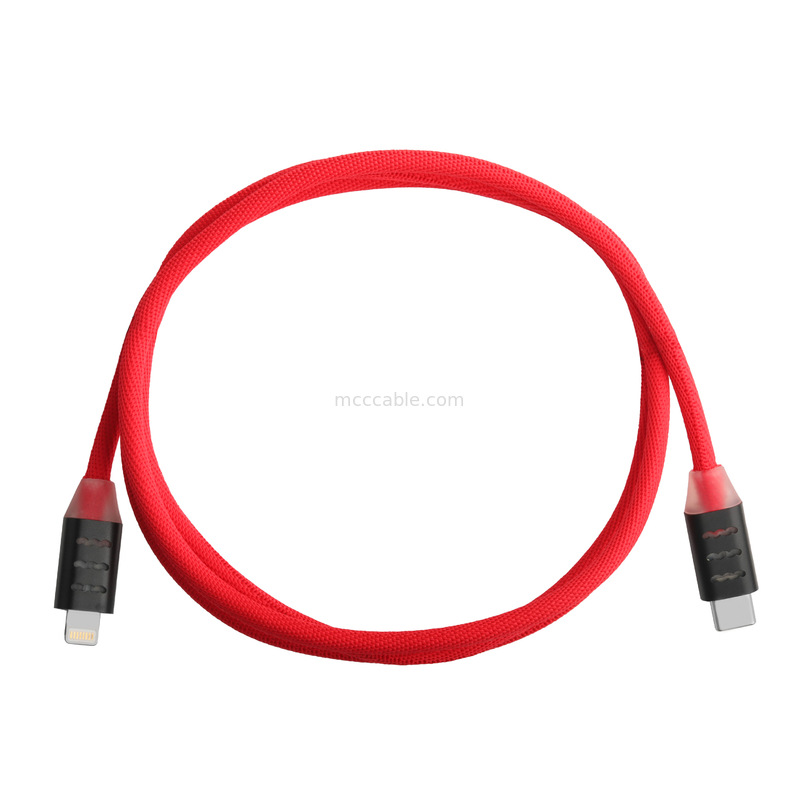 USB C para Cable Lightning para carregamento rápido Samsung e Apple telefones OEM / ODM