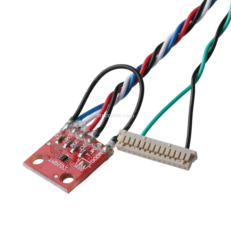 Combinado de cabo personalizado JST RF-10 para DF13-14S-1.25C DF13-5S-1.25C e SEN-13314 conjunto de conectores de cabo