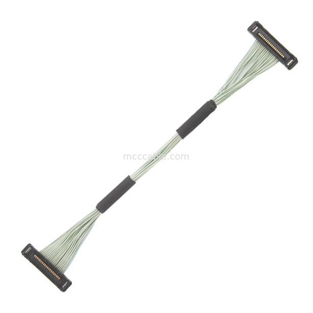 0.4mm Pitch 20380-R20T-06 Micro Cable Coaxial Lvds conector cabo 20P 0,4mm pitch