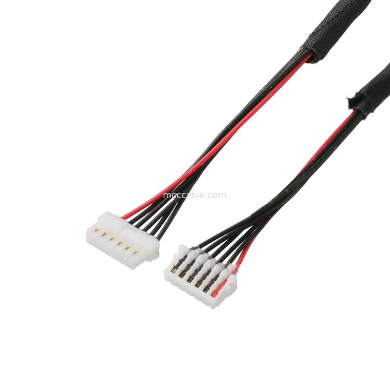 Cabos de exibição LED JST B6B-PH-K-S-6P Para JST 0.8-6P Conector de exibição LVDS Cabos de combinação personalizados