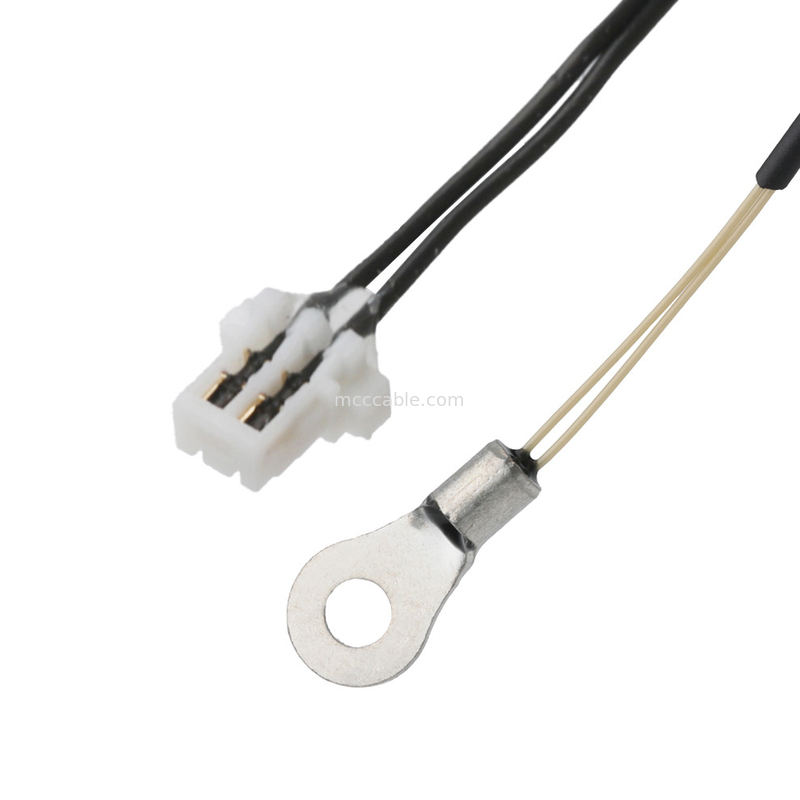 M8 Termistores NTC 10K ohm 1% SENSOR para contato 2P Face UP UL10064 32# cabo AWG OEM/ODM