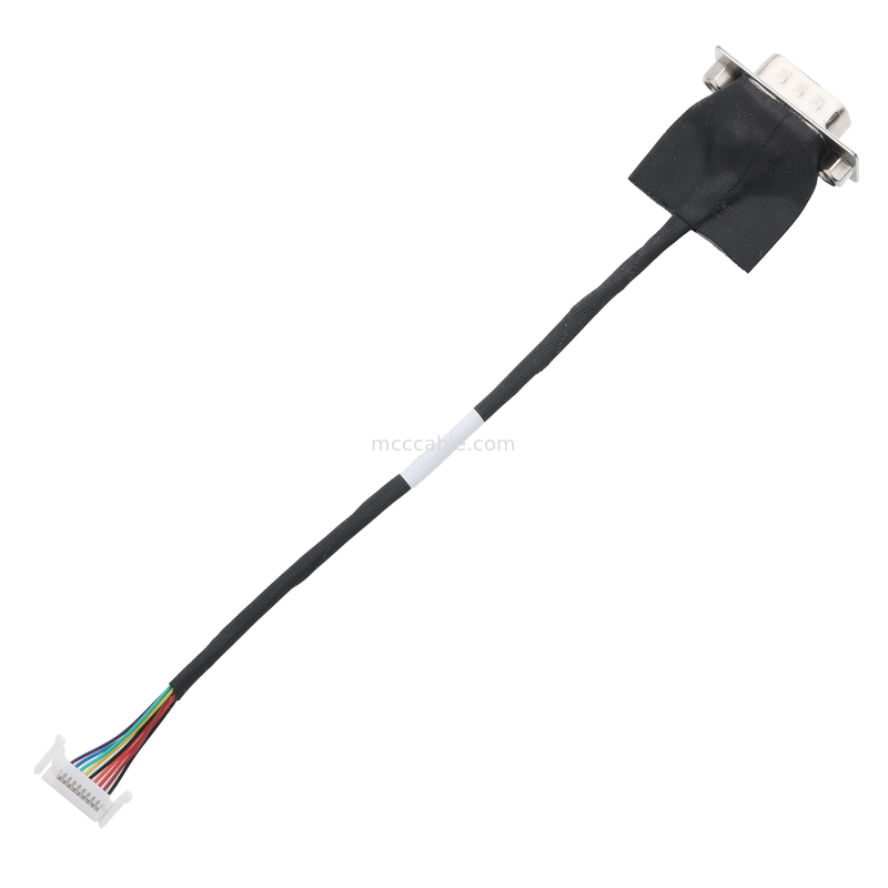 Conjunto de cabo DB-9Pin LVDS D-SUB-9P Soldador masculino para TU1.0 20Pin TU1002HN0-20 Conector de fio OEM/ODM
