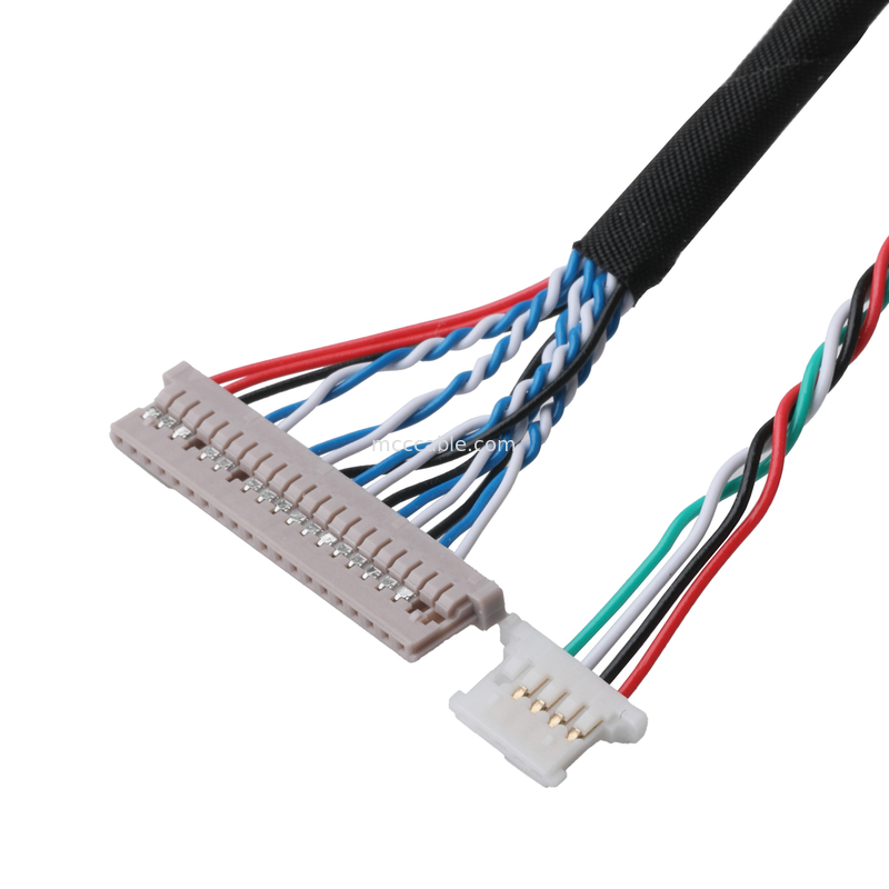 DF14-20P-1.25H para DH2.0-T Terminal e PH2.0-6P Conector Conectores de cabo LVDS para transferência de dados de sinal