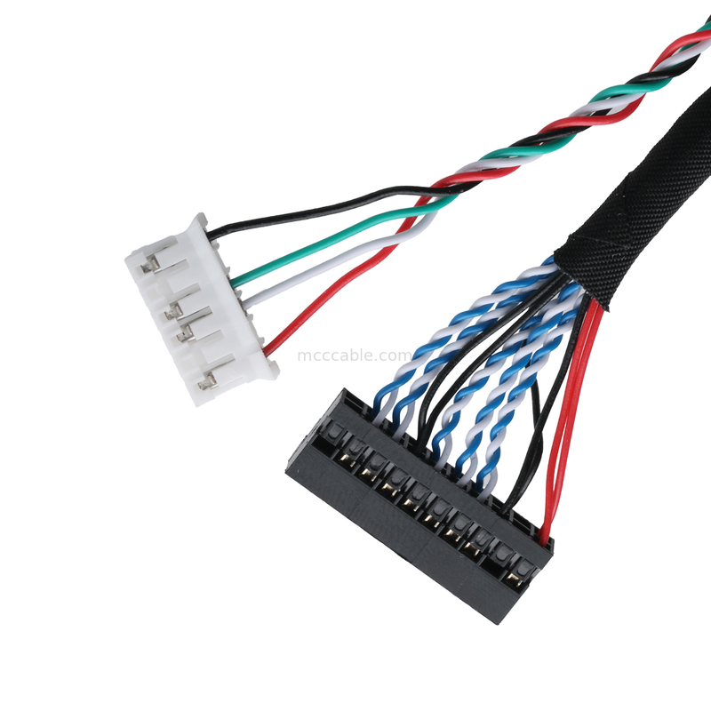 DF14-20P-1.25H para DH2.0-T Terminal e PH2.0-6P Conector Conectores de cabo LVDS para transferência de dados de sinal