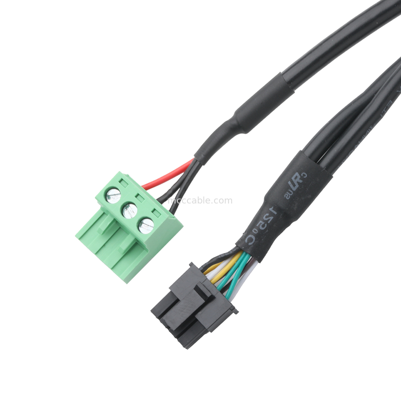 Conectores de cabo industrial personalizados DB-15P Fêmea para HSG 43025-0800 passo 3,0 mm e 691352710003 passo 5,8 mm