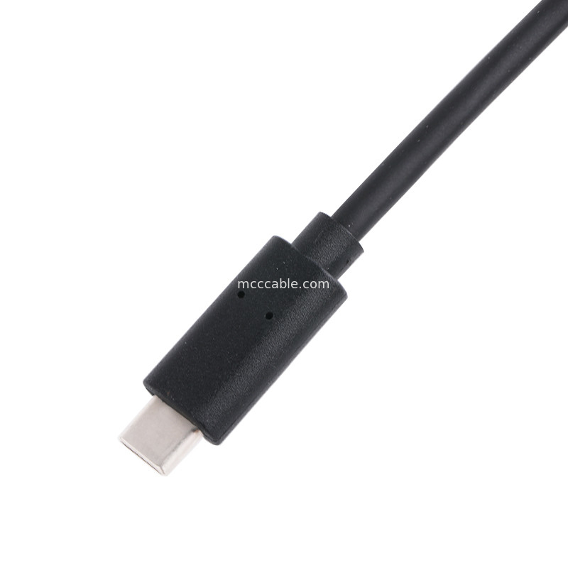 20P Feminino USB 3.0 Tipo-C para IDC Adaptador Cable Resistente interno Preto PVC fio OEM ODM