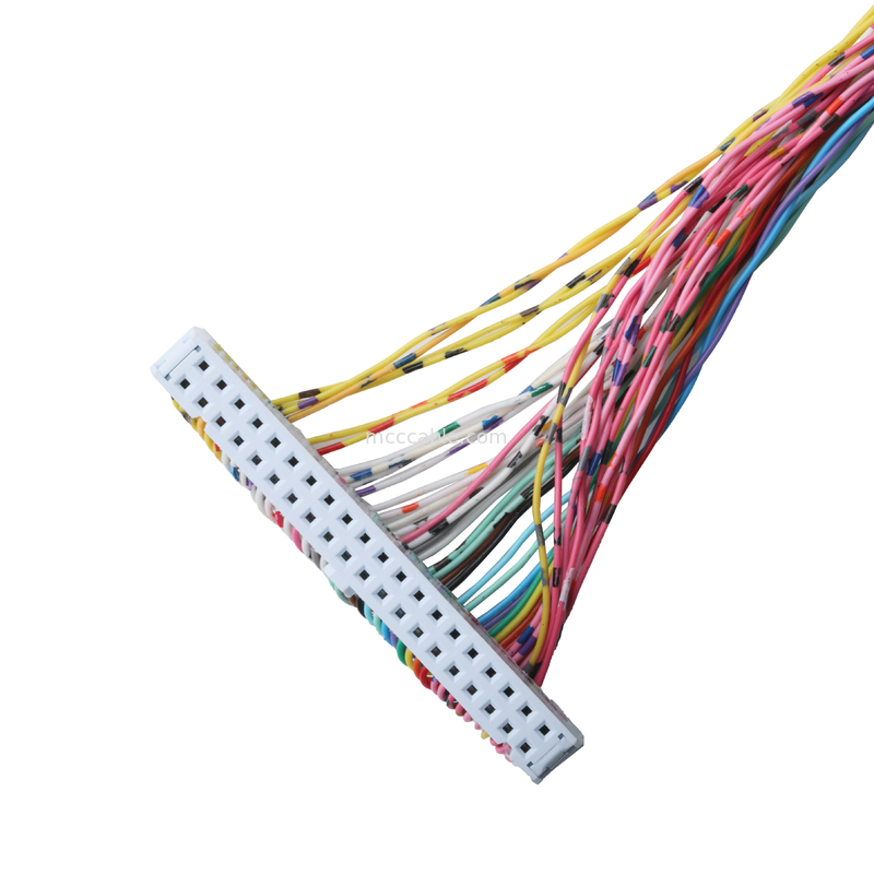 Conector 89140-0101 RCPT 40P IDC 26-28AWG GOLD Directo, NPT Hubs com anel de vedação integrado