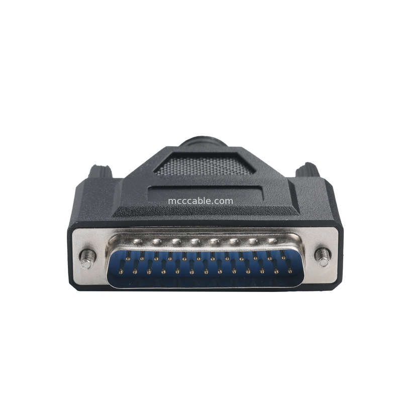 Conector CLEAR PVC 30P D-SUB FEMMALE para GX12 M12-2P Conectores de montagem de cabos personalizados OEM/ODM