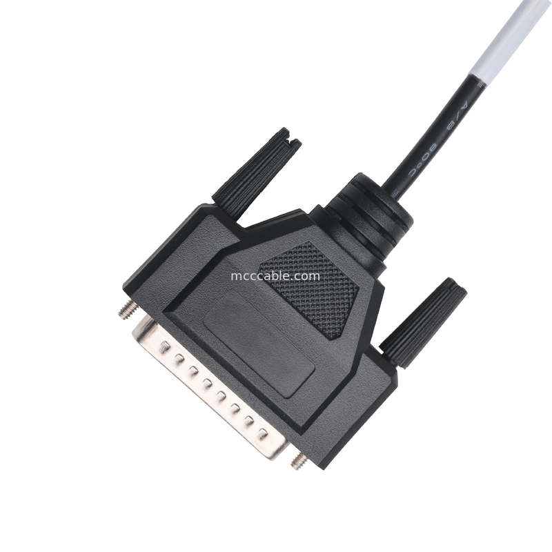 Conector CLEAR PVC 30P D-SUB FEMMALE para GX12 M12-2P Conectores de montagem de cabos personalizados OEM/ODM