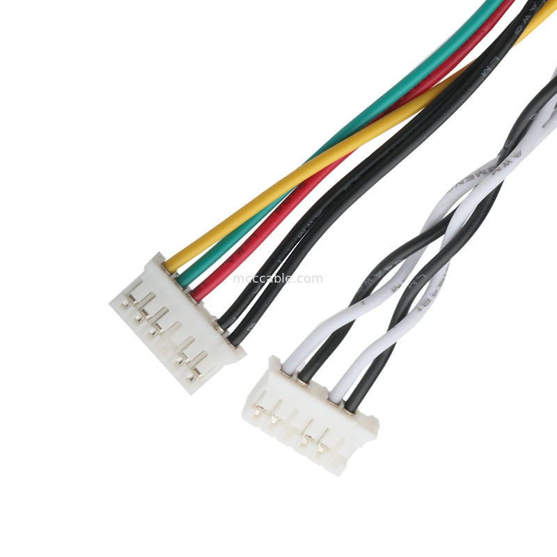 D-SUB-9Pin MALE para JST PHR-6 e PHR-6 Conectores de montagem de cabos personalizados