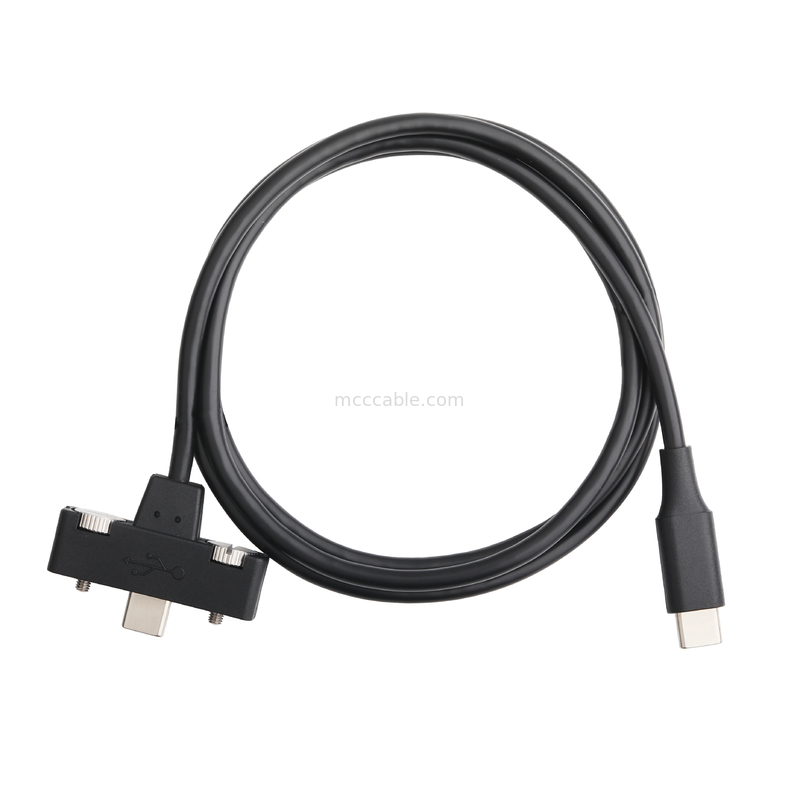 Interface Thunderbolt 4 industrial, cabo USB4, taxa de transmissão até 40 Gbps, 240W de carregamento super rápido, 8K Ultra