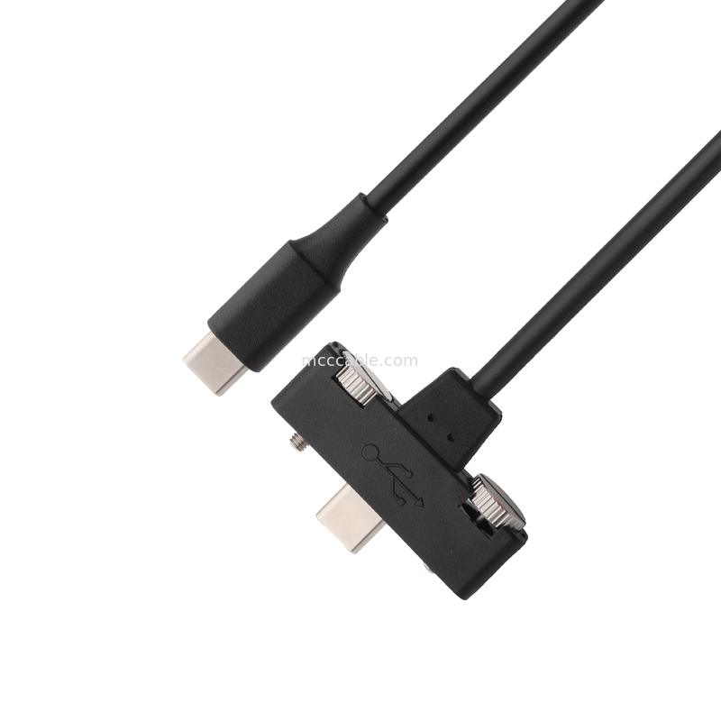 Interface Thunderbolt 4 industrial, cabo USB4, taxa de transmissão até 40 Gbps, 240W de carregamento super rápido, 8K Ultra
