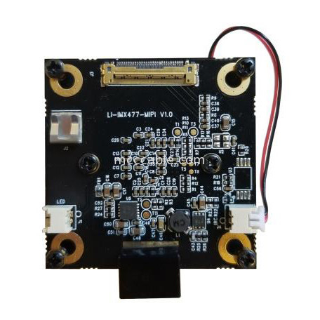 Micro Coax LI-JXAV-MIPI-ADPT-4CAM placa de câmera e conector de câmera de design FAW-1233-02 cabo OEM/ODM