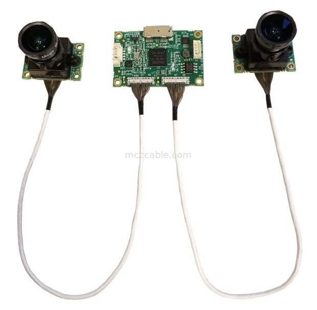 Micro Coax LI-JXAV-MIPI-ADPT-6CAM para LI-IMX290-MIPI-M12 FAW-1233-03 Cable Nvidia Camera Board And Design Camera Connecto