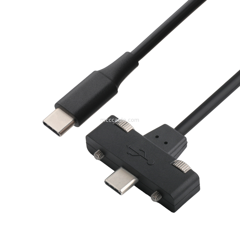 Interface Thunderbolt 4 industrial, cabo USB4, taxa de transmissão até 40 Gbps, 240W de carregamento super rápido, 8K Ultra