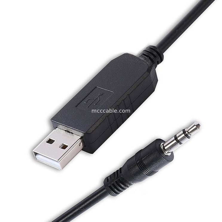FTDI Chip TTL-232R-3V3-AJ USB para TTL Cable Serial 3.5mm 2.5mm Jack de áudio Especificações Custom Harness