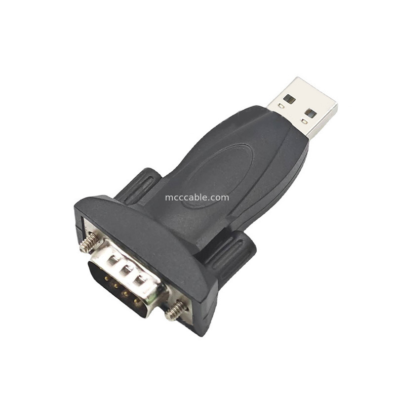Conectores Industriais USB RS232 Cabo Serial DB-9Pin Macho Suporte de Cabo Serial Usb PL2303\CH340 Adaptador de Protocolo