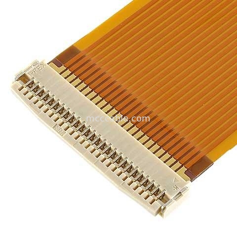 20600-024E-01 FPC Flexível Flat Cable 0.5mm Pitch MINIFLEX 5-BFN II LK Bloqueio Mecânico