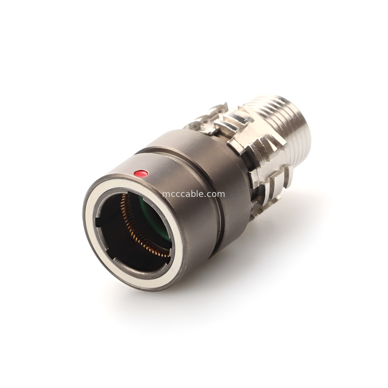 Conector impermeável militar masculino e feminino de série R industrial, nível de proteção chega a IP6K8