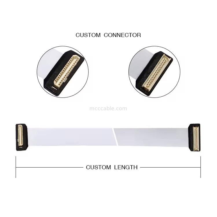 DF9 Série DF9 31P Industrial Grade Medical Cable LCD Cable 31pin Female Hotbar Flat Cable