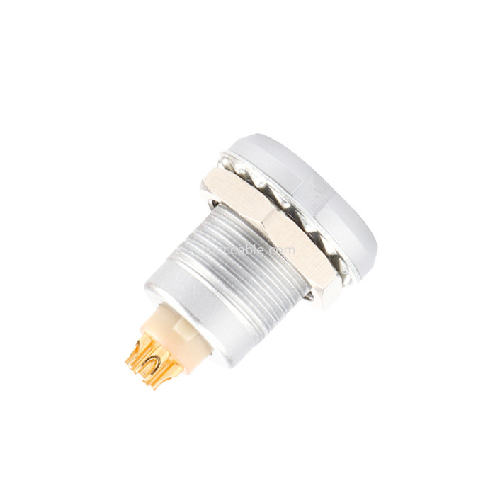 Conector industrial à prova d'água série B Z2 5Pin Dupla Nozes Soldadura de placa de circuito impresso Pin Core (retas e angulares)