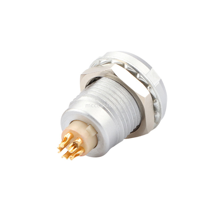 Conector industrial à prova d'água série B Z2 5Pin Dupla Nozes Soldadura de placa de circuito impresso Pin Core (retas e angulares)