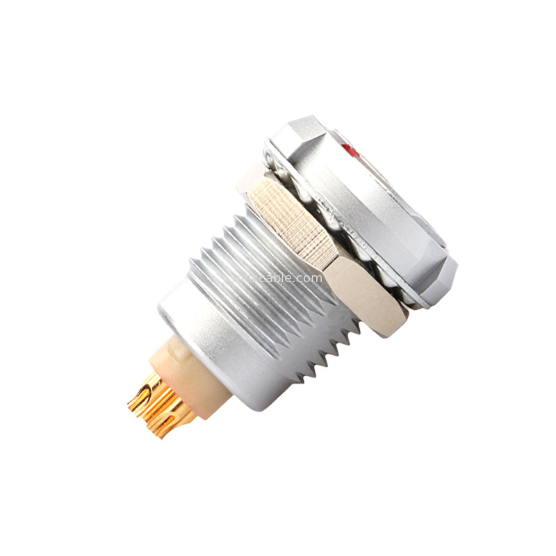 Conector industrial à prova d'água série B Z2 5Pin Dupla Nozes Soldadura de placa de circuito impresso Pin Core (retas e angulares)
