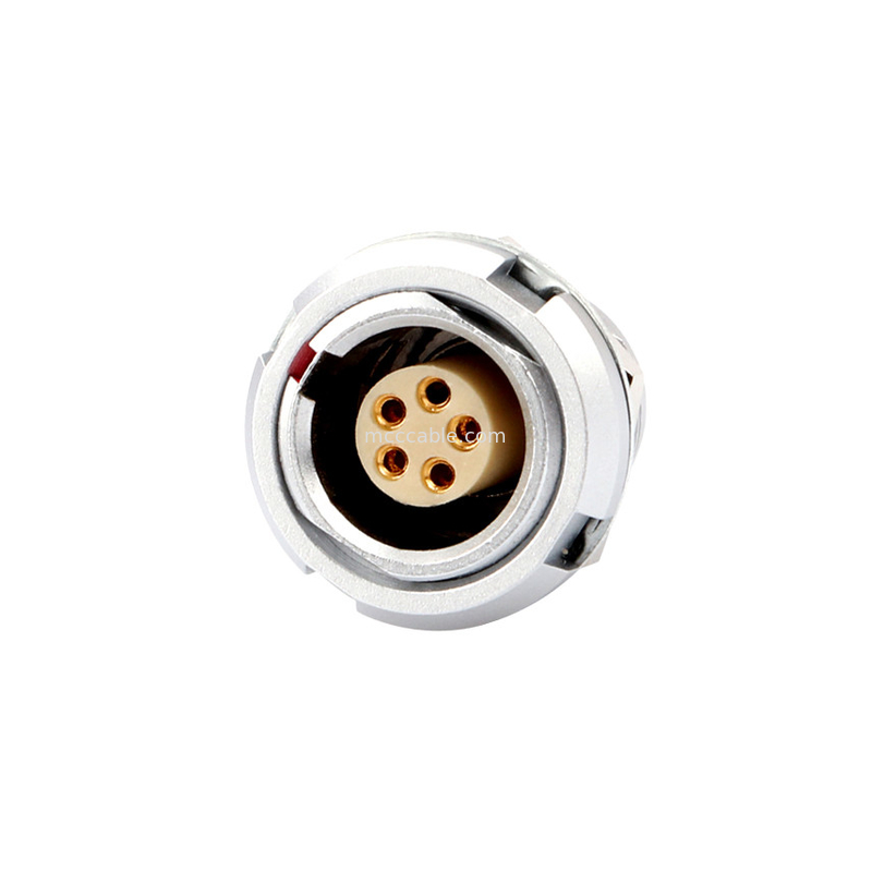 Conector industrial à prova d'água série B Z2 5Pin Dupla Nozes Soldadura de placa de circuito impresso Pin Core (retas e angulares)