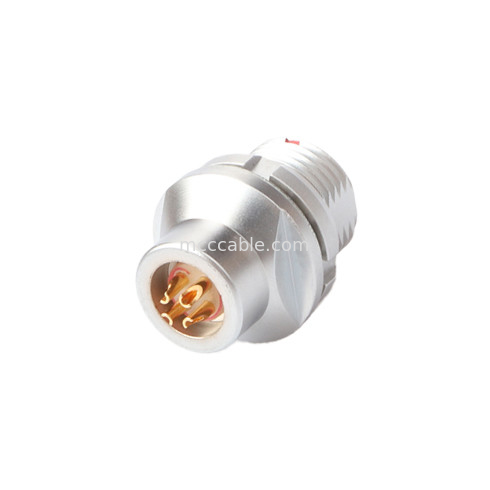 Conector circular industrial série B Z13 4Pin Conector feminino Soquete fechado de vácuo fixo externo