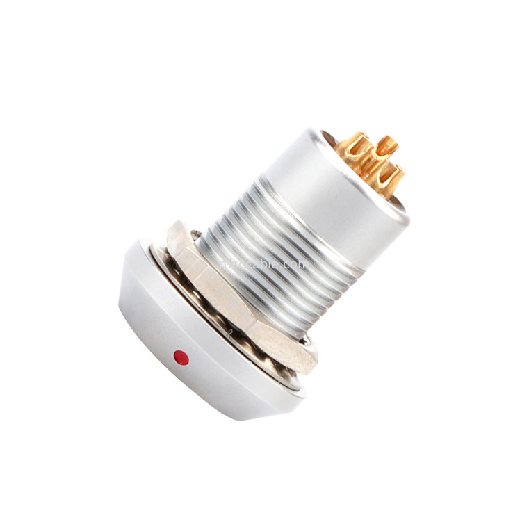 Conector de auto-bloqueio de puxa-puxa Conectores circulares Série B Z8 6Pin Feminino
