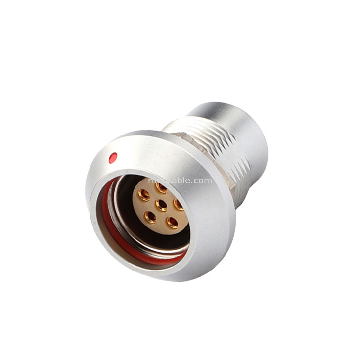 Conector de auto-bloqueio de puxa-puxa Conectores circulares Série B Z8 6Pin Feminino