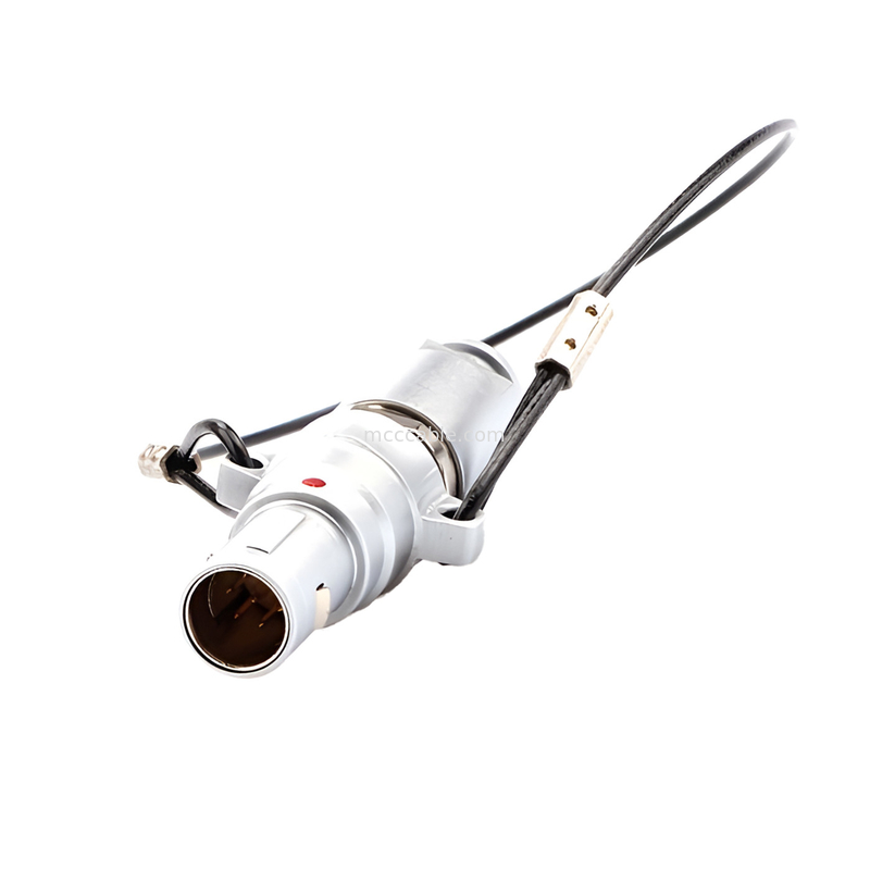 Conector circular Push Pull da série B Tipo multi-núcleo 2~32 núcleos núcleo da agulha de soldagem (direita ou em ângulo)