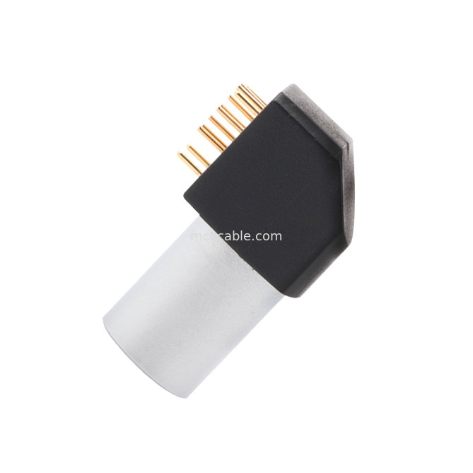Conector Circular Interior Série B Z11 8Pin Soldagem de Enraizamento Angular Socket Fixa 90° Socket Angular para placa de circuito