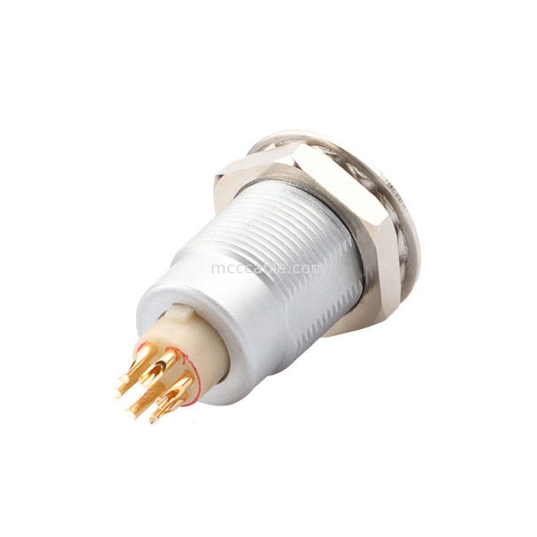 Conector de auto-bloqueio de puxa-puxa Conector circular de série Z1 Conector industrial à prova d'água feminino de 6 pinos
