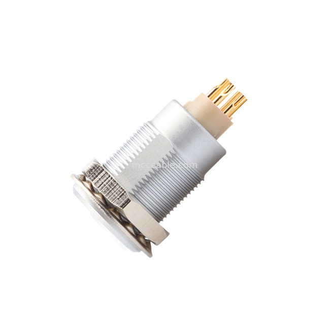 Conector de auto-bloqueio de puxa-puxa Conector circular de série Z1 Conector industrial à prova d'água feminino de 6 pinos