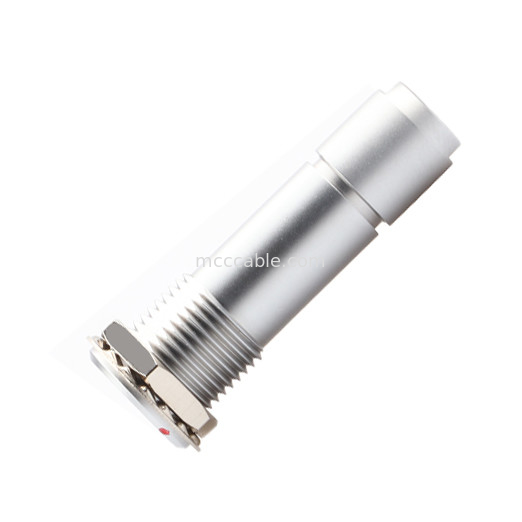 Conector circular à prova d'água industrial Série B Z10 6P Feminino Clampo de cabo de noz dupla universal para fixação do cabo