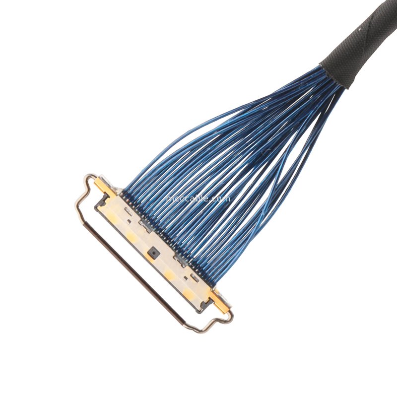 Luz do conector de cabo coaxial de DF81-30P-LCH micro - cor vermelha amarela