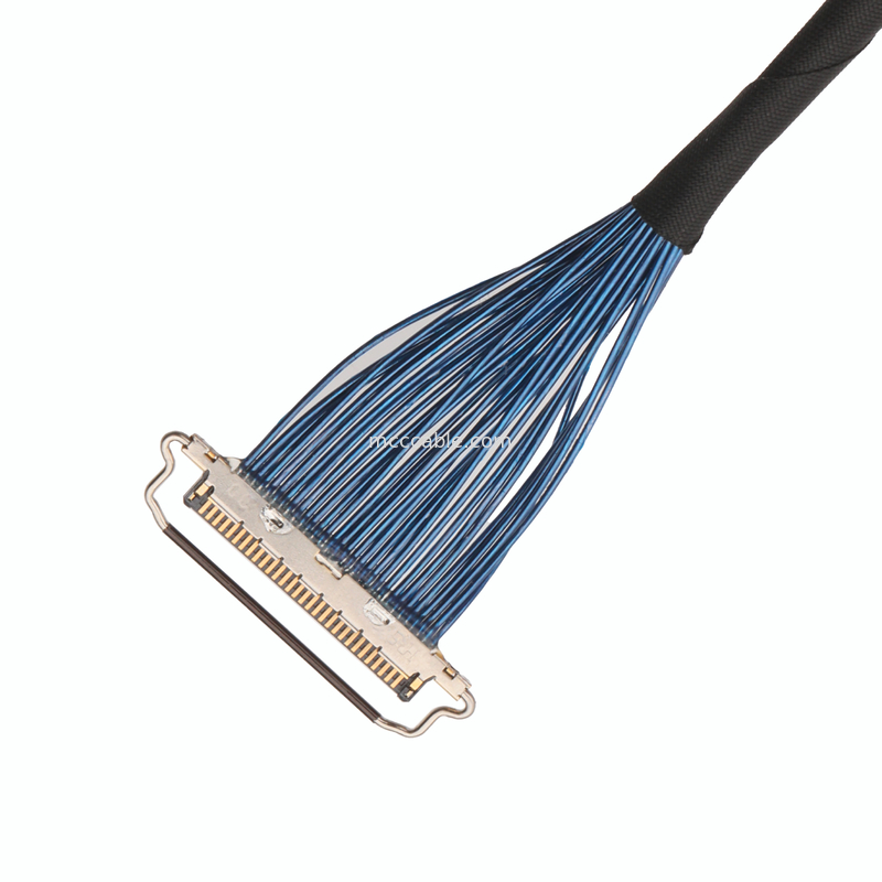Luz do conector de cabo coaxial de DF81-30P-LCH micro - cor vermelha amarela