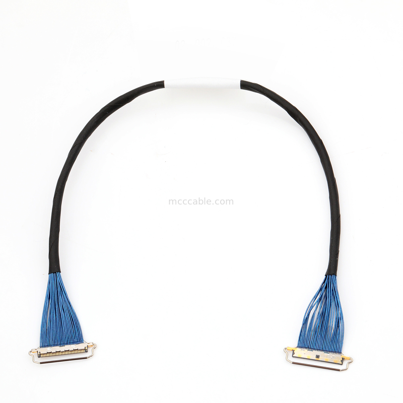 Luz do conector de cabo coaxial de DF81-30P-LCH micro - cor vermelha amarela
