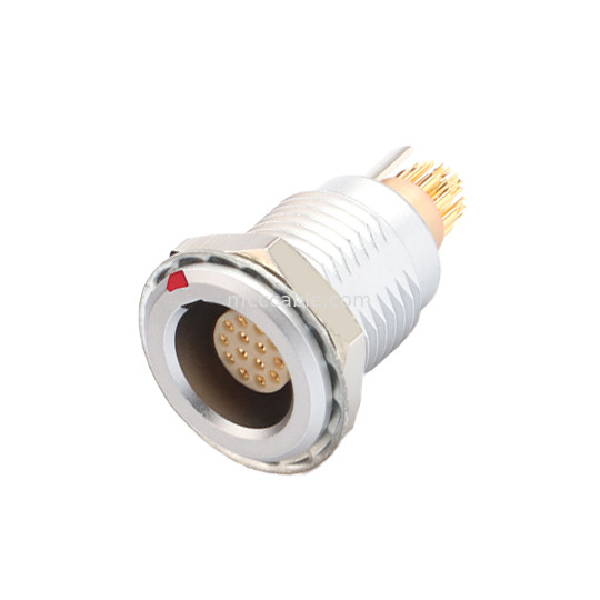 Série B Z5 14pin Com pin de aterramento fixação interna Push-pull auto-bloqueio conector