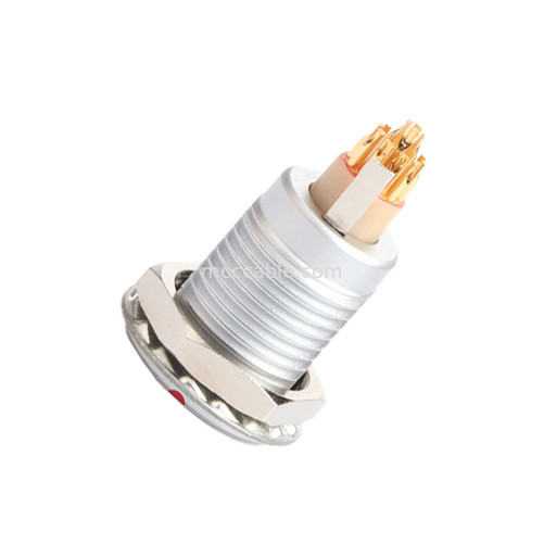 Série B Z5 14pin Com pin de aterramento fixação interna Push-pull auto-bloqueio conector